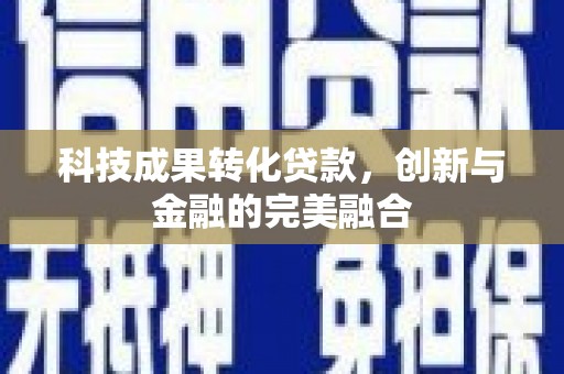 平舆科技成果转化贷款，创新与金融的完美融合
