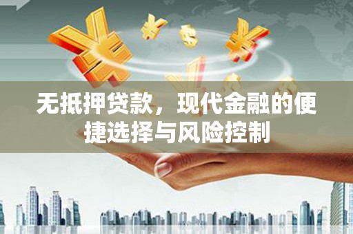 平舆无抵押贷款，现代金融的便捷选择与风险控制
