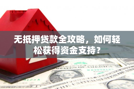 平舆无抵押贷款全攻略，如何轻松获得资金支持？