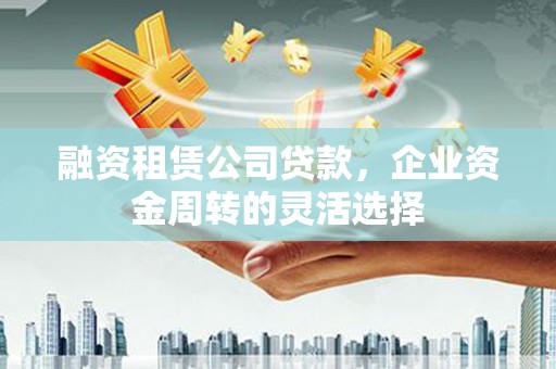 平舆融资租赁公司贷款，企业资金周转的灵活选择