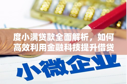 平舆度小满贷款全面解析，如何高效利用金融科技提升借贷体验
