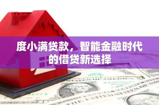 平舆度小满贷款，智能金融时代的借贷新选择