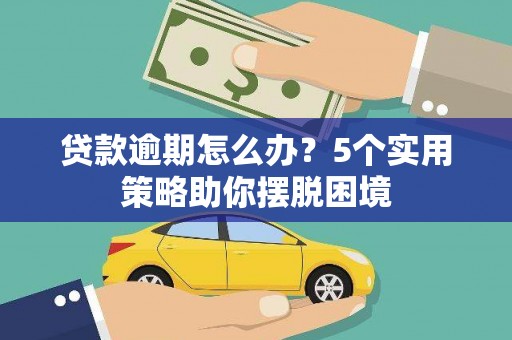 平舆贷款逾期怎么办？5个实用策略助你摆脱困境