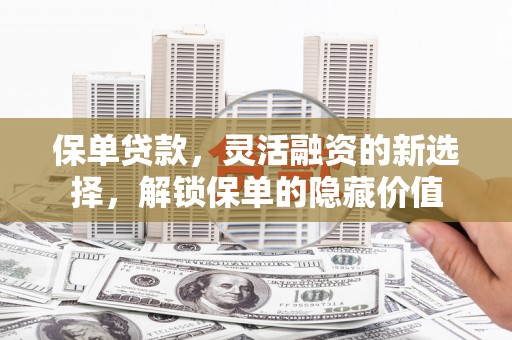 平舆保单贷款，灵活融资的新选择，解锁保单的隐藏价值