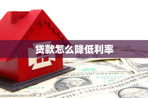 平舆贷款怎么降低利率