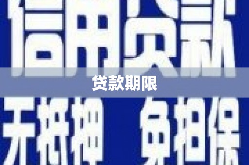 平舆贷款期限