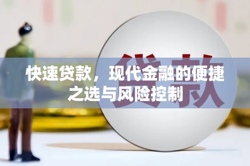 平舆快速贷款，现代金融的便捷之选与风险控制