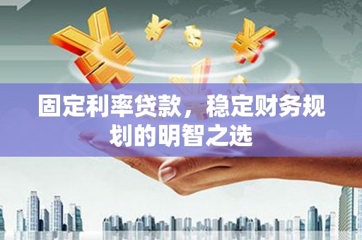 平舆固定利率贷款，稳定财务规划的明智之选