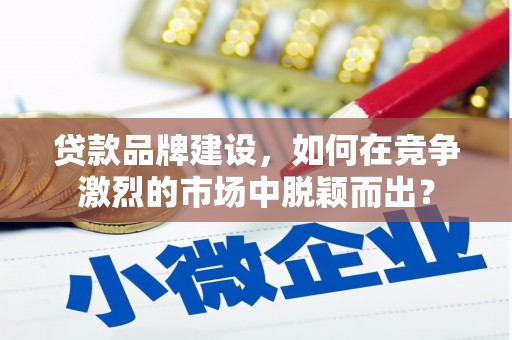 平舆贷款品牌建设，如何在竞争激烈的市场中脱颖而出？