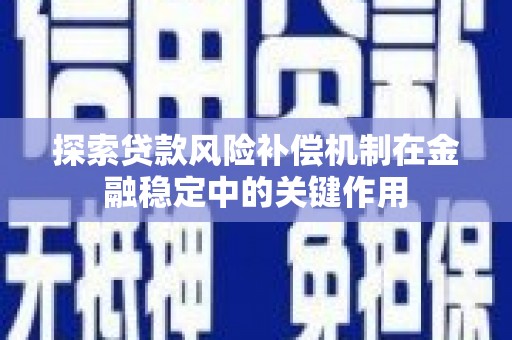 平舆探索贷款风险补偿机制在金融稳定中的关键作用