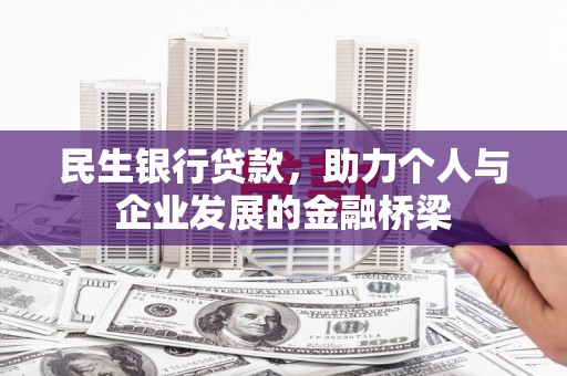 平舆民生银行贷款，助力个人与企业发展的金融桥梁