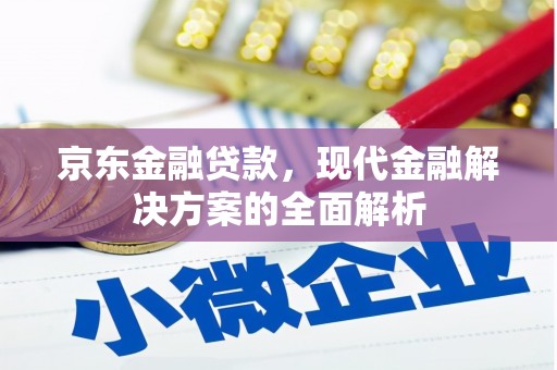 平舆京东金融贷款，现代金融解决方案的全面解析