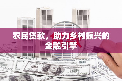 平舆农民贷款，助力乡村振兴的金融引擎