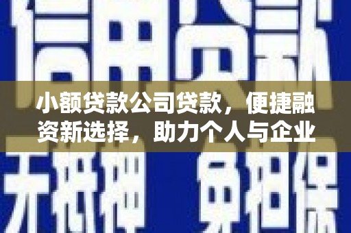 平舆小额贷款公司贷款，便捷融资新选择，助力个人与企业成长