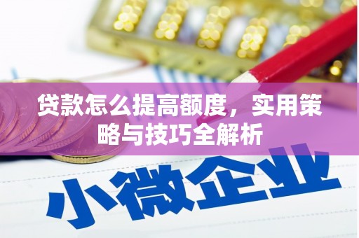 平舆贷款怎么提高额度，实用策略与技巧全解析