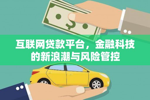 平舆互联网贷款平台，金融科技的新浪潮与风险管控