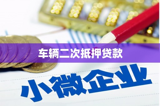 平舆车辆二次抵押贷款