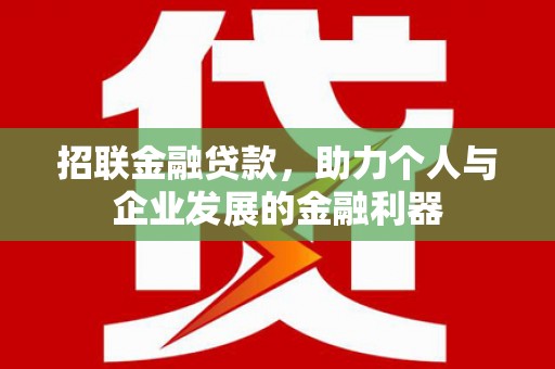 平舆招联金融贷款，助力个人与企业发展的金融利器