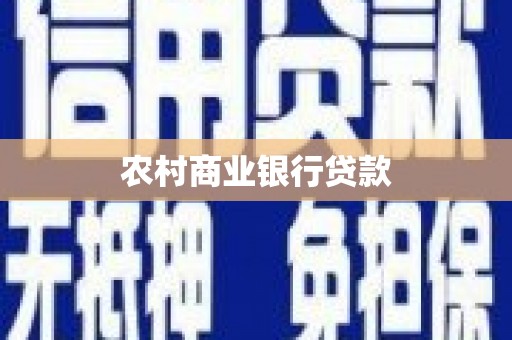 平舆农村商业银行贷款