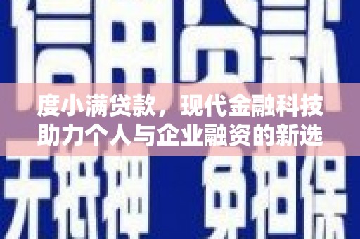 平舆度小满贷款，现代金融科技助力个人与企业融资的新选择