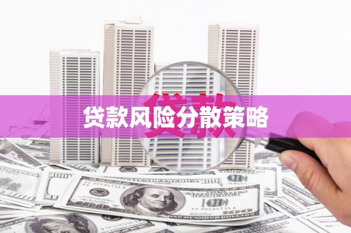 平舆贷款风险分散策略