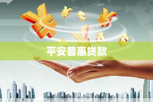 平舆平安普惠贷款