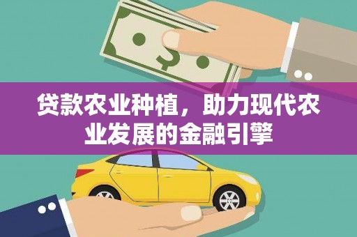 平舆贷款农业种植，助力现代农业发展的金融引擎