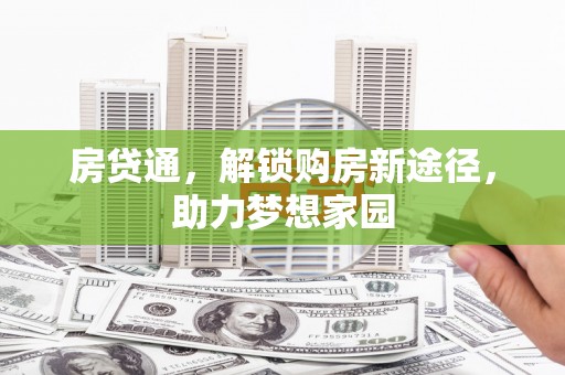 平舆房贷通，解锁购房新途径，助力梦想家园