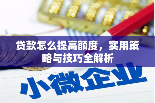 平舆贷款怎么提高额度，实用策略与技巧全解析