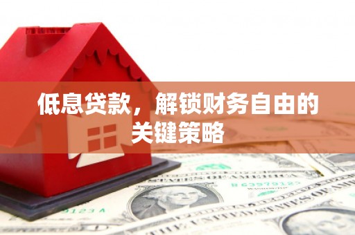 平舆低息贷款，解锁财务自由的关键策略
