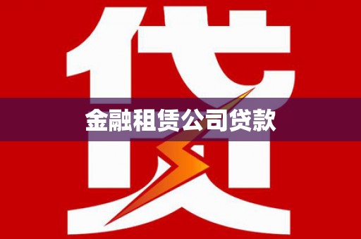 平舆金融租赁公司贷款
