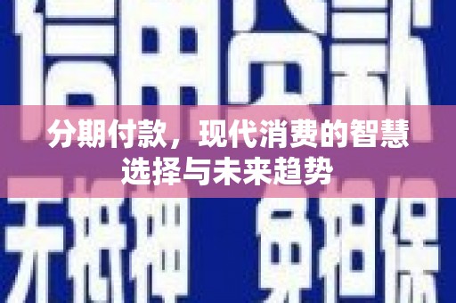 平舆分期付款，现代消费的智慧选择与未来趋势