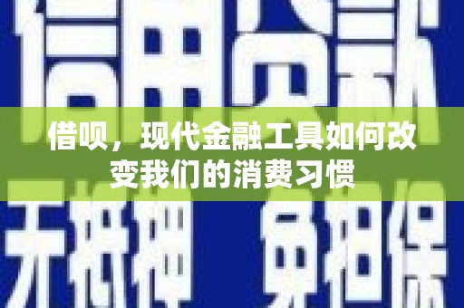平舆借呗，现代金融工具如何改变我们的消费习惯