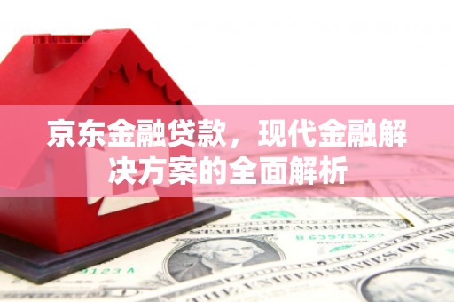 平舆京东金融贷款，现代金融解决方案的全面解析