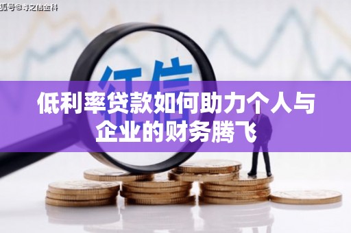 平舆低利率贷款如何助力个人与企业的财务腾飞
