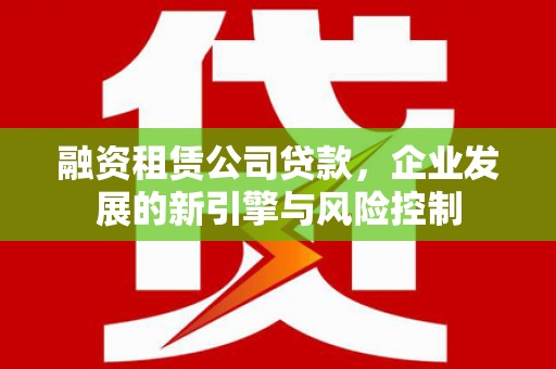 平舆融资租赁公司贷款，企业发展的新引擎与风险控制