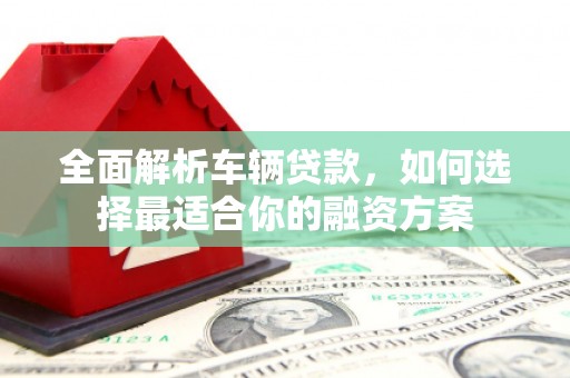 平舆全面解析车辆贷款，如何选择最适合你的融资方案