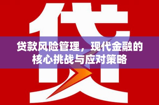 平舆贷款风险管理，现代金融的核心挑战与应对策略