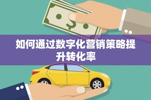 平舆如何通过数字化营销策略提升转化率