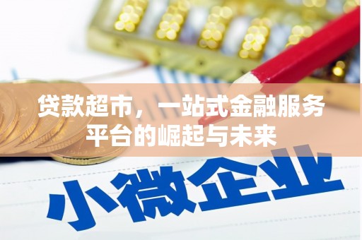 平舆贷款超市，一站式金融服务平台的崛起与未来