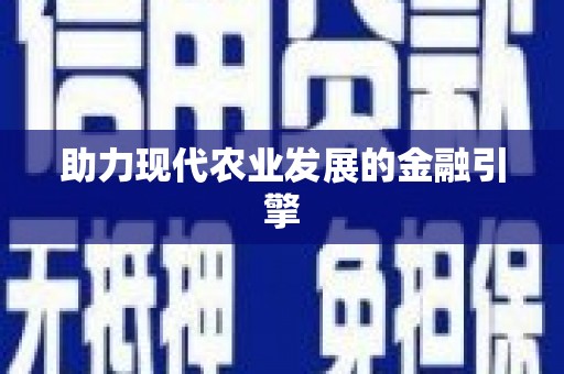 平舆助力现代农业发展的金融引擎