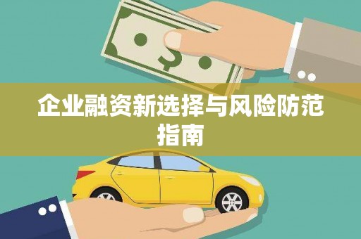 平舆企业融资新选择与风险防范指南